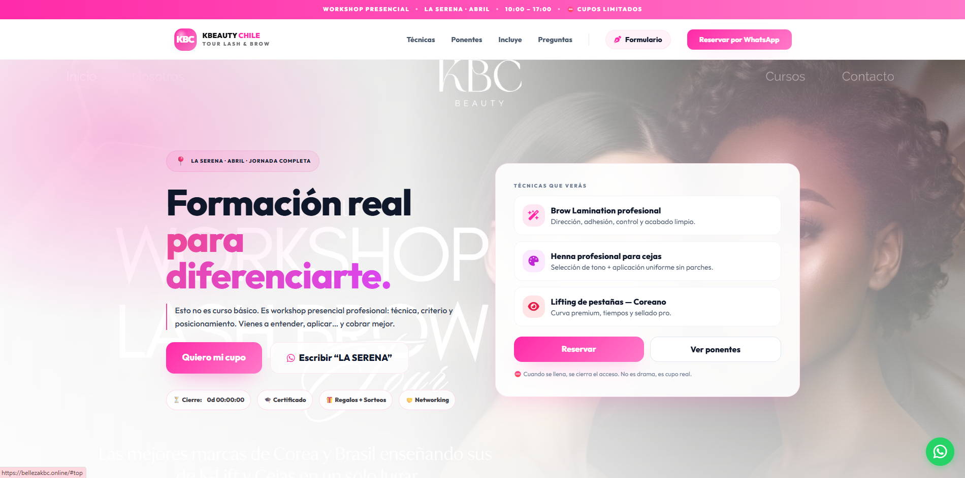 Belleza KBC – Embudo de Alta Conversión